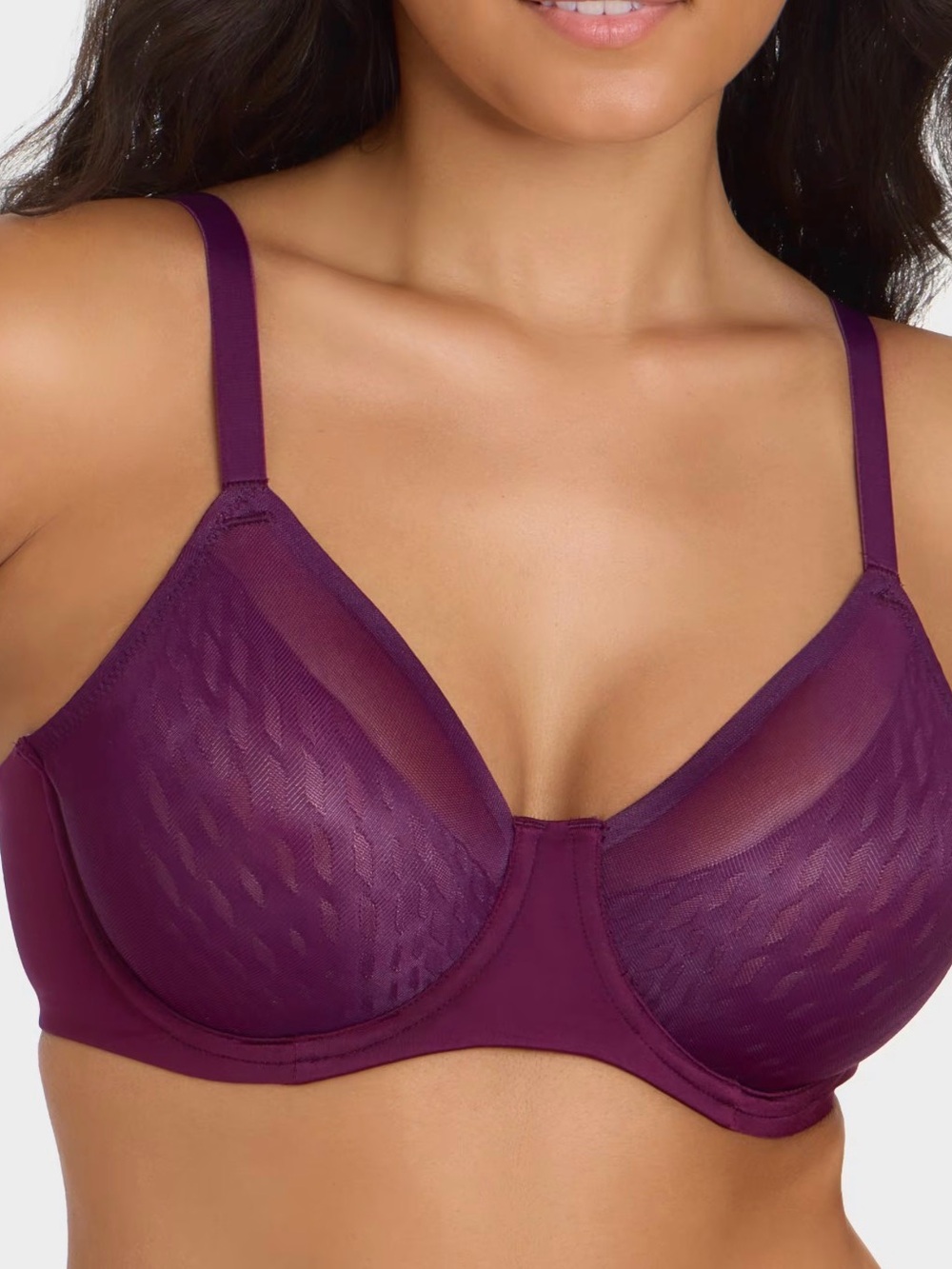 Wacoal Deep Plum Underwire Full Coverage Bra